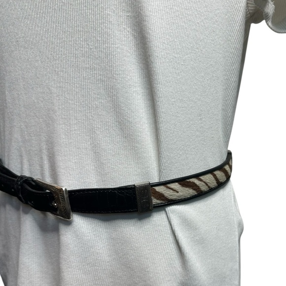 Brighton Leopard and Zebra Print Belt main image 6